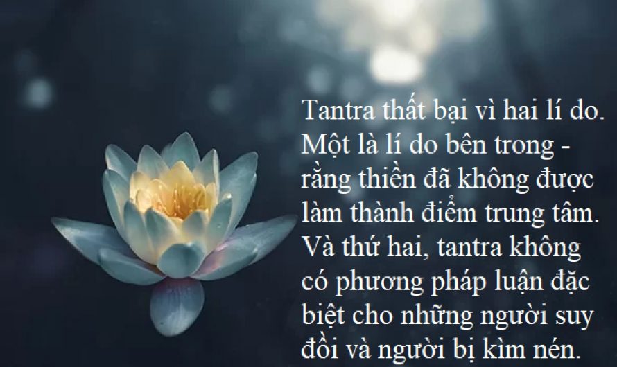 Thiếu sót trong giáo huấn Tantra