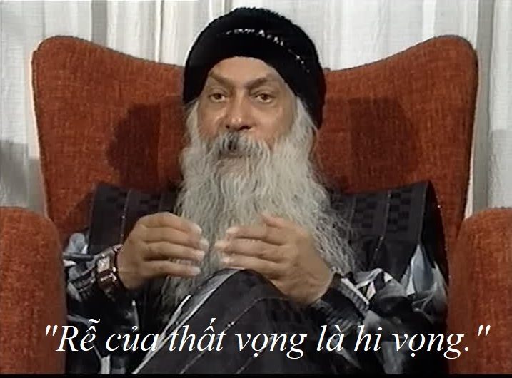 Bất hạnh và thất vọng là vì hi vọng