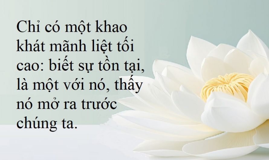 Giảm ham muốn của giác quan ngoài và tìm khao khát bên trong