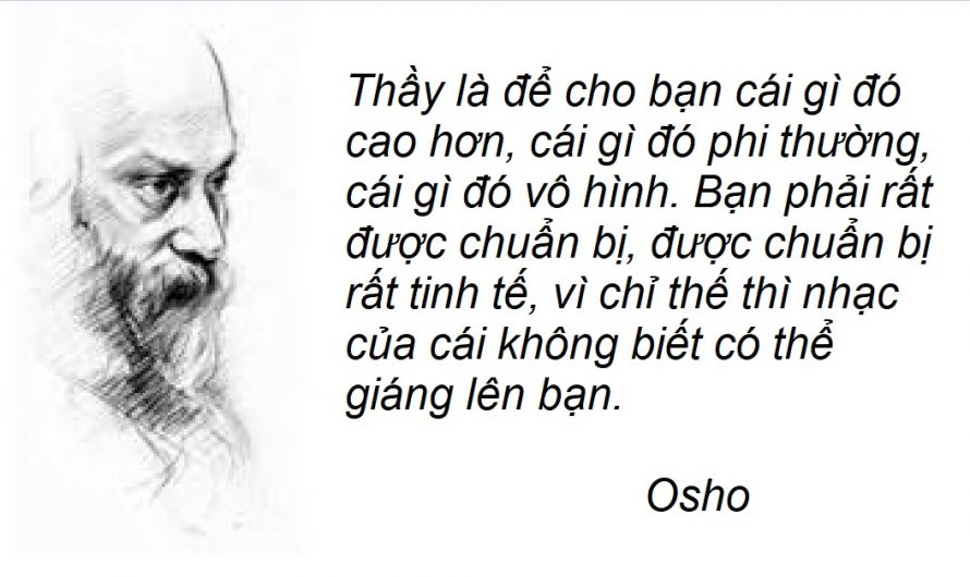 Thầy chấp nhận đệ tử