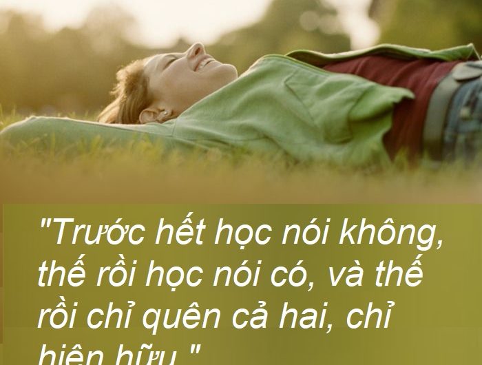 Nói không, nói có, rồi bỏ cả hai